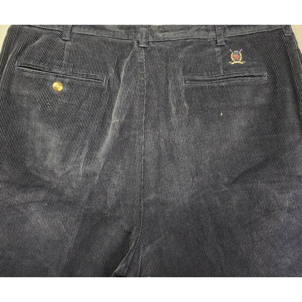 VINTAGE TOMMY HILFIGER NAVY CORDUROY PANTS 36X32‎ - Picture 6 of 12